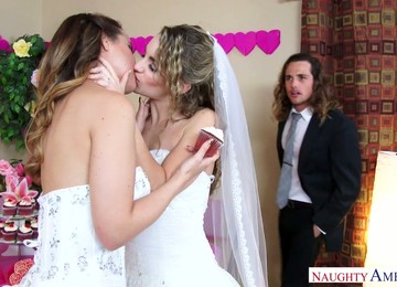 The Best Man Fucks Bride And Bridesmaid Before The Weeding Ceremony