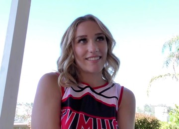 Small Boobs Cheerleader Daisy Lynne Moans During Hardcore Fucking