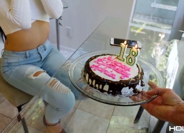 Barely Legal Teen Adria Rae Gets Her Anus Holed For The First Time