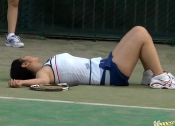 Asian Slut Gets Her Pussy Fucked Instead Of Having Her Body Massaged