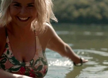 Beatrice Egli On The Beach