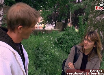 German Normal Girl Next Door Neighbor Pick Up For Home Sex