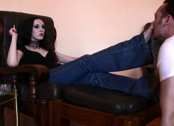 Bojana Nylon Sock Slave