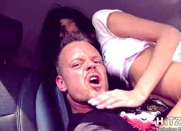 German In Car, German Public, Lesbians In The Car