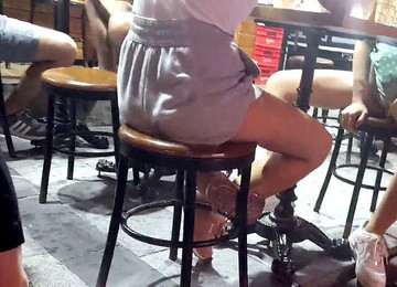 Legs Teen Voyeur Schoolgirl, Flashin