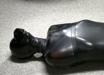 Latex Bondage, Sleeping, Natalie Mars