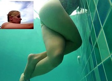 Public Pool Masturbation