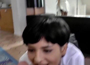 Uniformed Teen Slam Perv