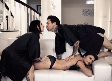 Joanna Angel And Her Friend Take Turns At Playing With A Dick