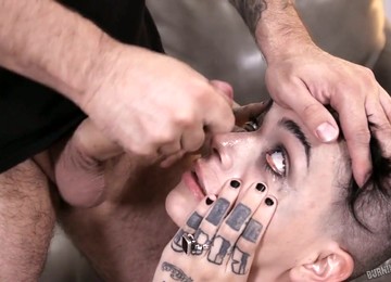 Tattooed Goth Leigh Raven Is Riding A Hard Big Penis