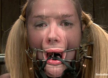 Rough BDSM Action With Pretty Girl Getting Stuffed