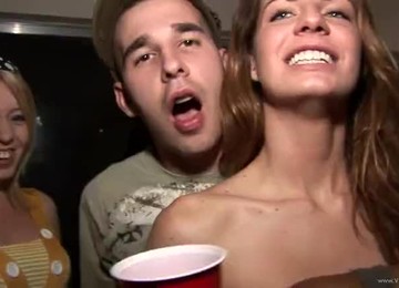 Wild Interracial College Party With Cock-Craving Sluts