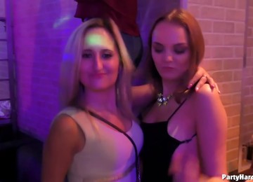 Horny Girls Are Partying Hard And Fucking Even Harder, In The Night Club, During The Party