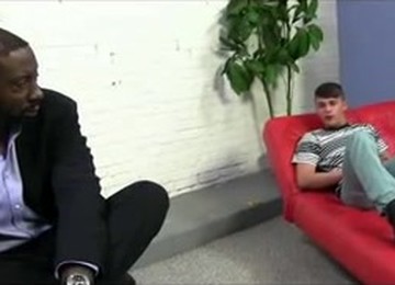 Girl Trying To Take His First Black Cock