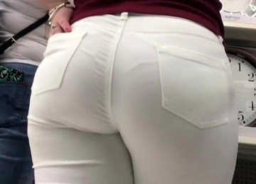 Italian Fat Ass White Jeans