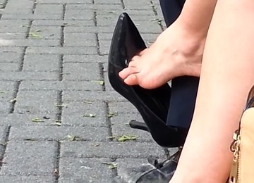 Mature Woman Pump Dangle