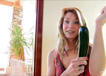 Eye-catching Doll Sighs As Her Pussy Is Rammed Food Fetish Picture