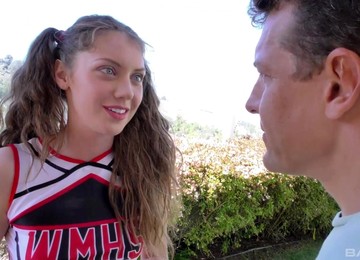 Hardcore Fucking With Gorgeous Cheerleader Elena Koshka. HD