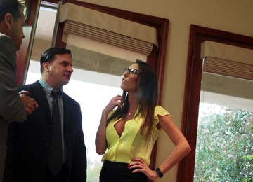 Seductive MILF With Fake Big Tits Has An Intense Affair