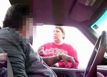 Truck Driver Flash His Dick