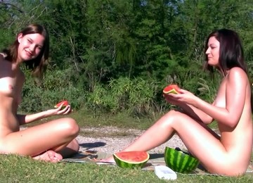 DavidNudes - Cami & Bree - Nudists At Play Featuring - 18yo