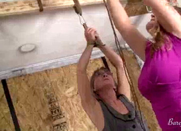 Cleave Gagged, Gagged Bondage, Roped