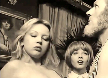 Sexy French Chicks In Threesome Classic Porn