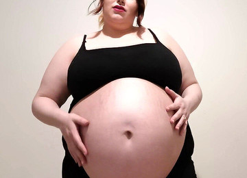 Milky Tits, Huge Milky Tits, Pregnant Belly