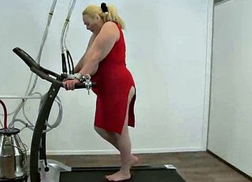 Fat Chick Tries To Lose Some Weight