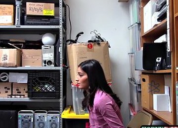 Emily Willis Caught Stealing And Gets Her Tight Pussy Banged By Officer