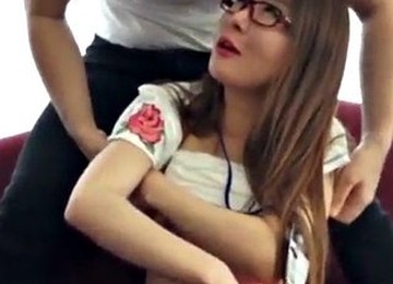 Pretty Korean Girl In Spectacle