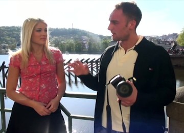 Auburn Gal Karol Lilien Gets Picked Up And Fucked On Camera