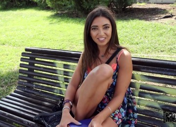 Lovely MILF Fucks A Stranger For A Wad Of Cash In Public