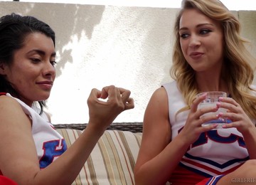 Maya And Zoey Taylor Are Horny Lesbians Enjoying Each Other's Bodies