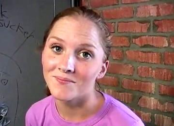 Black Cock Is Out Of A Gloryhole For Emma Redd