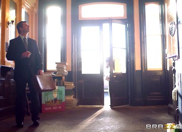 Teen In Uniform Has Her First Big Cock Sex On A Train