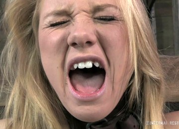 Lovely Blonde Being Punished By Her Master For Being A Bad Girl