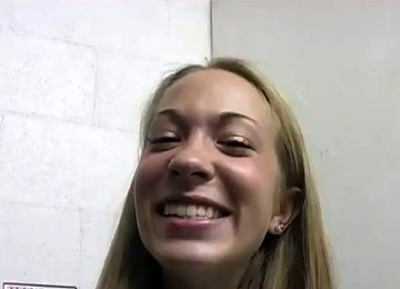 Stunning Interracial Gloryhole Action With Slim Blonde Jamie Elle