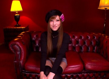 Anna Anjou Gets Fucked Doggystyle After Giving A Passionate Blowjob