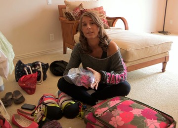 Hot Amateur In High Heel Boots Shows Her Hot Ass Off