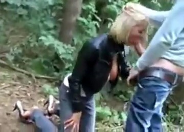 Deutsch Facial Blowjob Im Freien German Blowjob