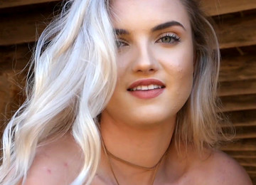 Petite Blond 18-year-olds Dancing And Posing In Lingerie