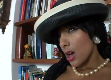 French Chick Stars In A Furious Threesome Sex Action On Sofa