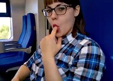 Public Blowjob In The Train