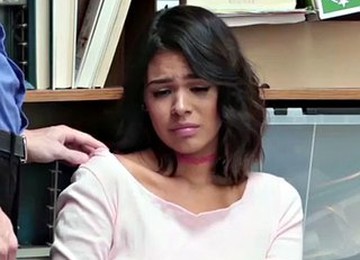 Security Officer Teaches A Thief Teen That Stealing Is Wrong SHOPFUCK