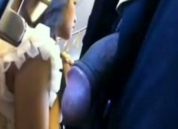 I Showed My Dick To Everybody In The Bus Including This Sexy Blonde