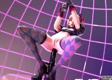 Blonde Overwatch Hero Mercy Rides Dick In Her Ass