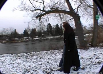 Dirty Slut Gets Her Asshole Filled With A Cum In A Threesome