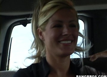 Blonde Rene Was Seduced And Fucked In The Truck