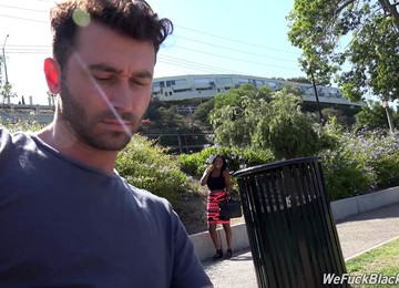 Ebony Babe Lisa Tiffian Loves A White Cock In Her Ass